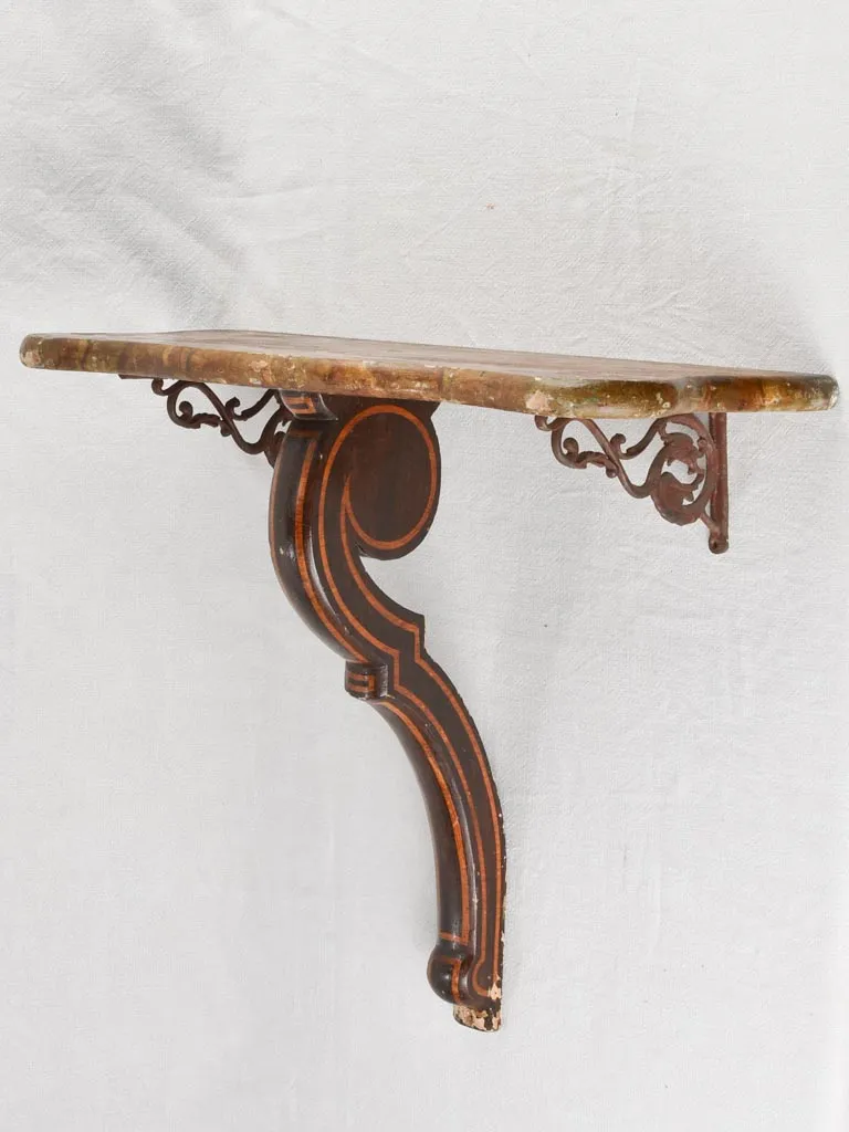 Napoleon III floating wall console 26¾"