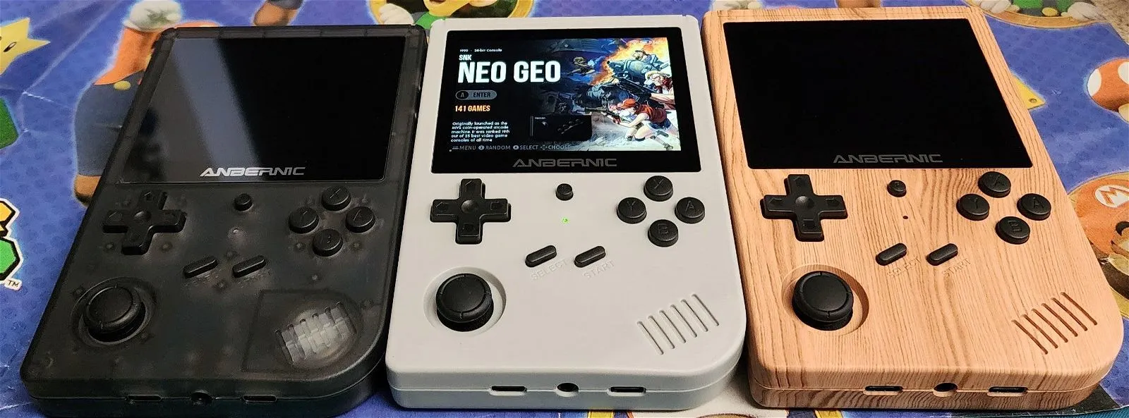 New Anbernic fully configured RG351V 128GB portable handheld gaming console