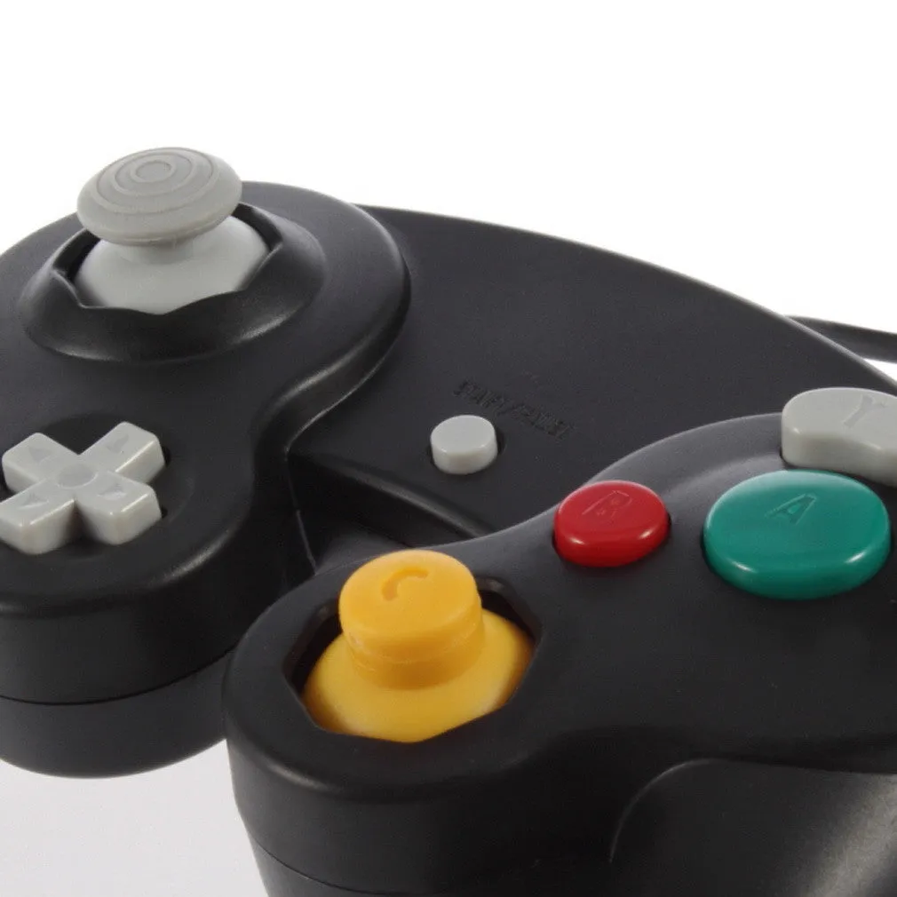 NGC Black DualShock Game Shock Joypad Controller Gamepad for Nintendo Wii GC NGC GameCube