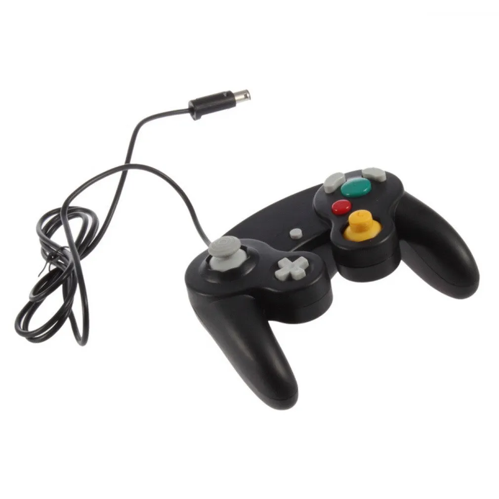 NGC Black DualShock Game Shock Joypad Controller Gamepad for Nintendo Wii GC NGC GameCube