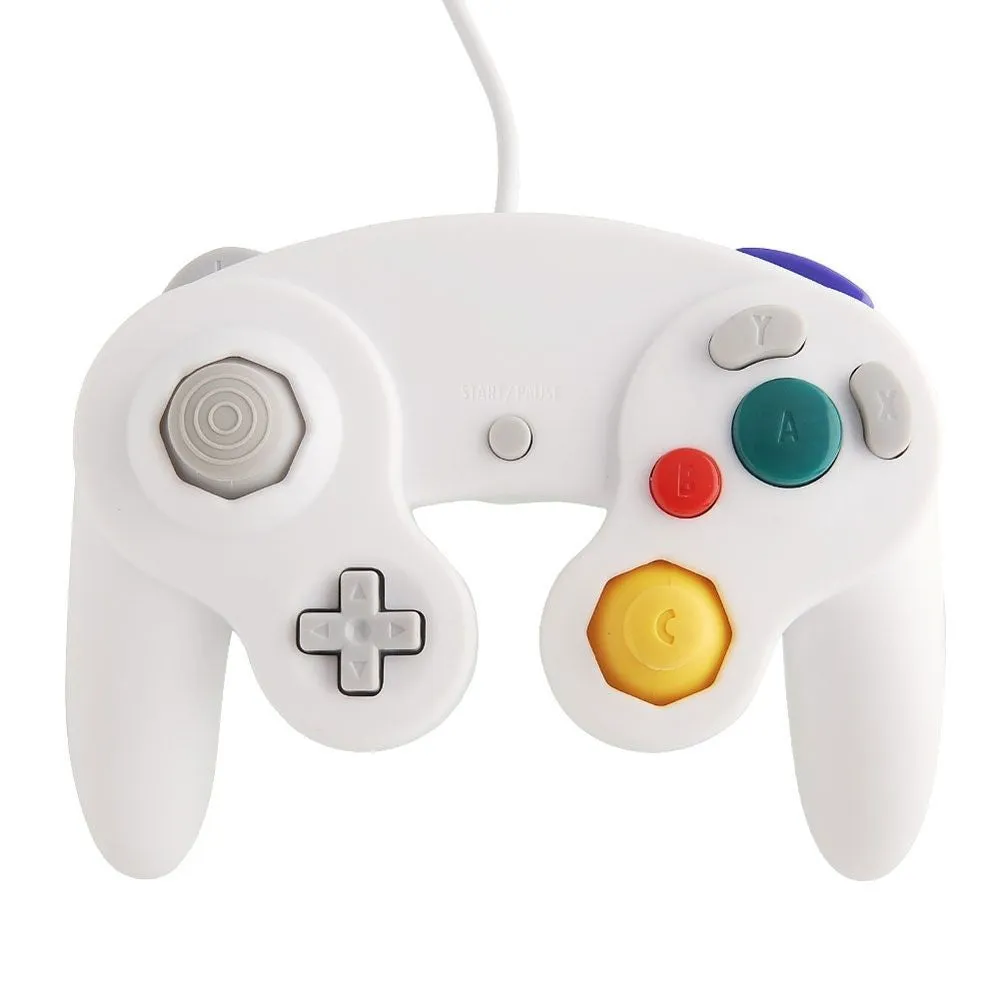 NGC Blue DualShock Game Shock Joypad Controller Gamepad for Nintendo Wii GC NGC GameCube