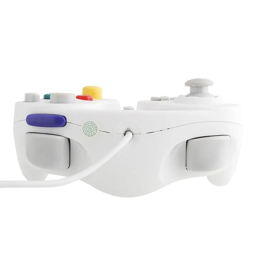 NGC White DualShock Game Shock Joypad Controller Gamepad for Nintendo Wii GC NGC GameCube