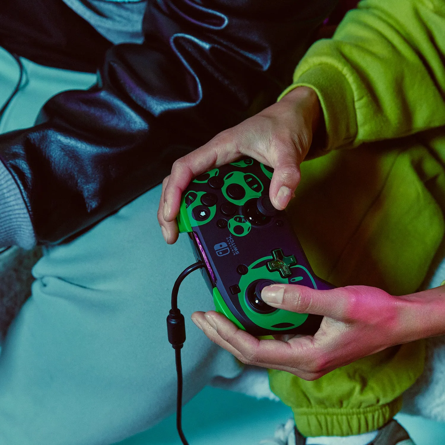 Nintendo Switch 1-UP Glow in the Dark REMATCH Controller