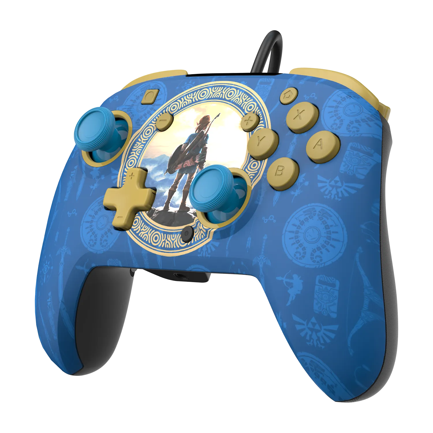 Nintendo Switch Hyrule Blue REMATCH Controller