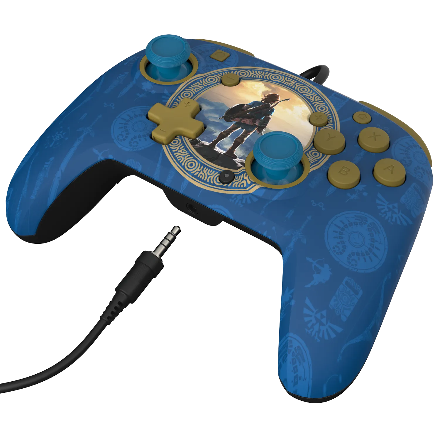 Nintendo Switch Hyrule Blue REMATCH Controller