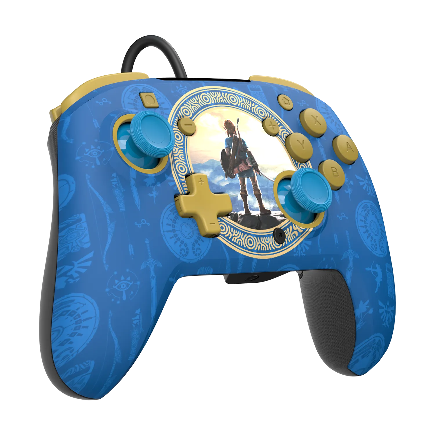 Nintendo Switch Hyrule Blue REMATCH Controller
