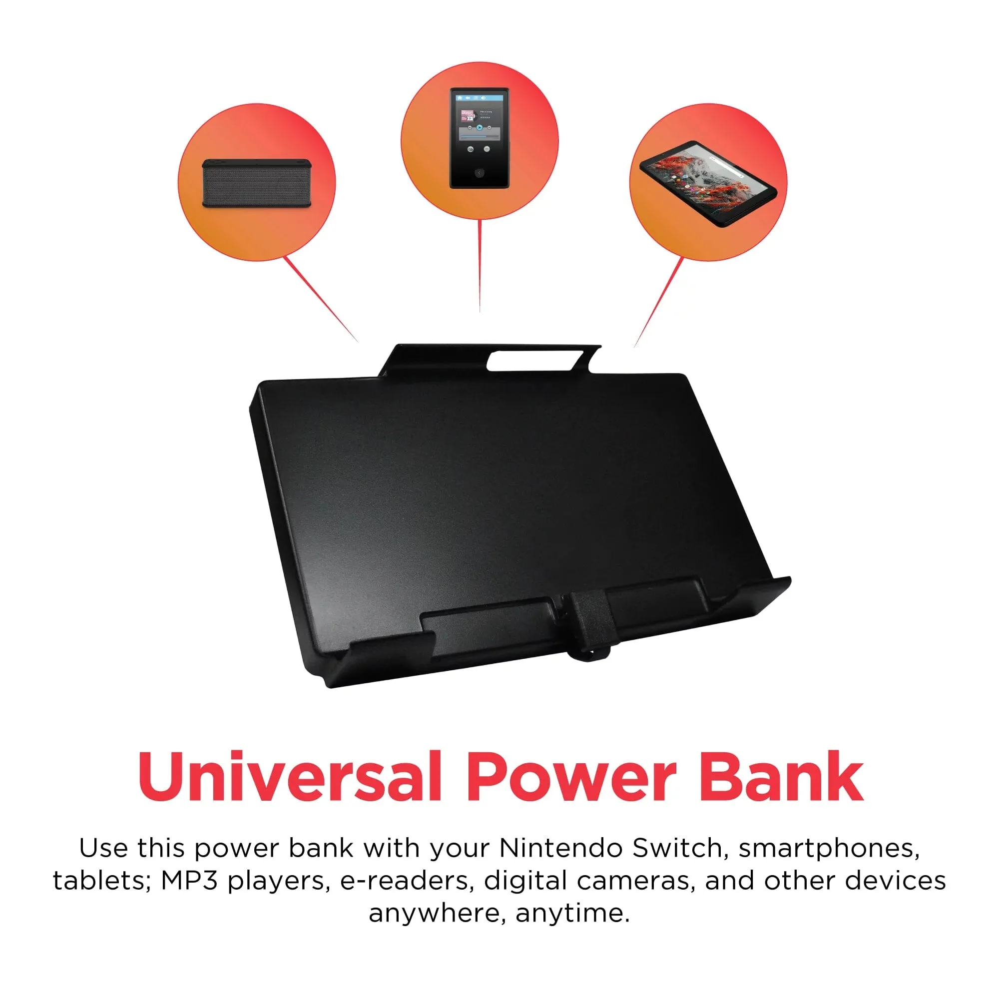 Nintendo Switch Portable Power Bank Battery Charger Docking Station 10000 mAh