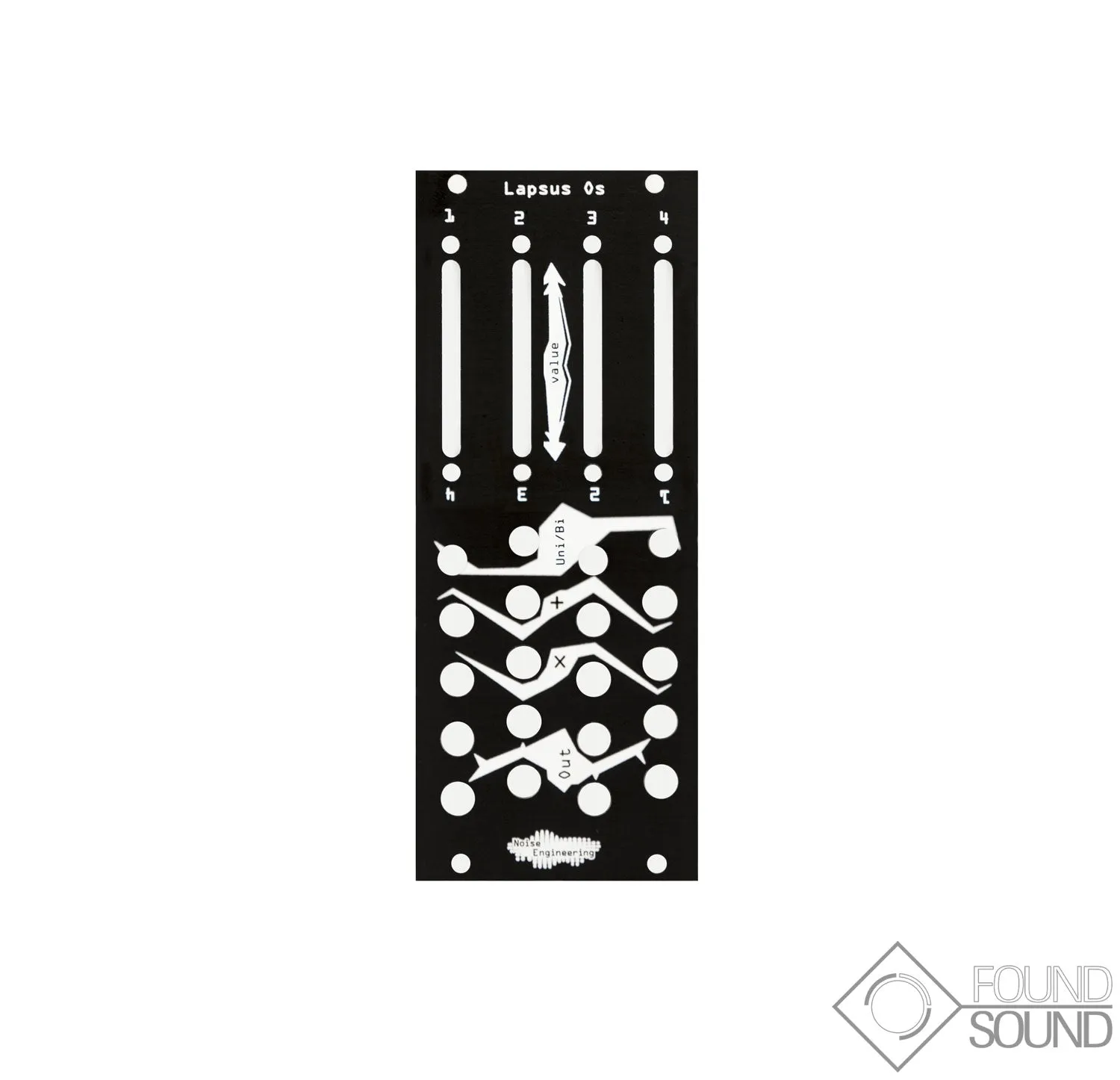 Noise Engineering Lapsus OS Black/ Blind Panel