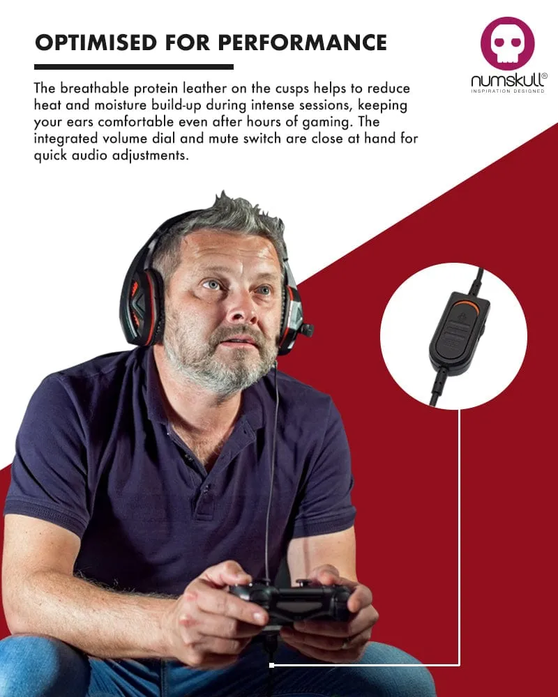 Numskull Multi-Format Gaming Headset for PS4/Xbox One/Nintendo Switch/PC/Mac/Xbox 360