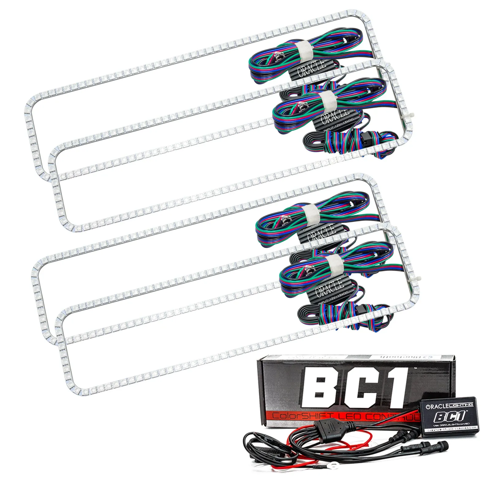 ORACLE Lighting 1992-1999 GMC Yukon LED Dual Headlight Halo Kit