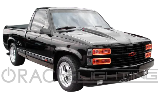 ORACLE Lighting 1992-1999 GMC Yukon LED Dual Headlight Halo Kit
