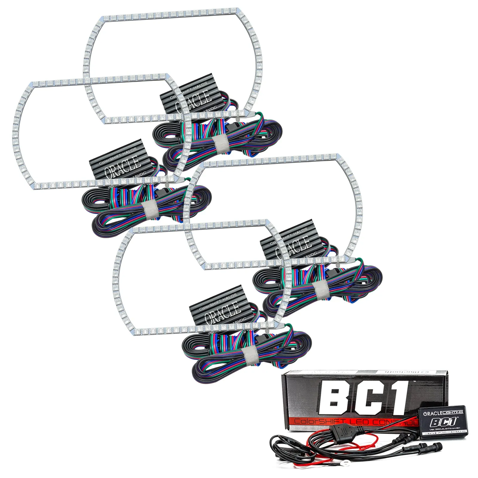 ORACLE Lighting 2007-2013 Chevrolet Silverado LED Headlight Halo Kit - Square Style