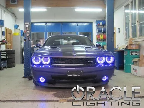 ORACLE Lighting 2008-2014 Dodge Challenger LED Fog Light Halo Kit - Standard Mount