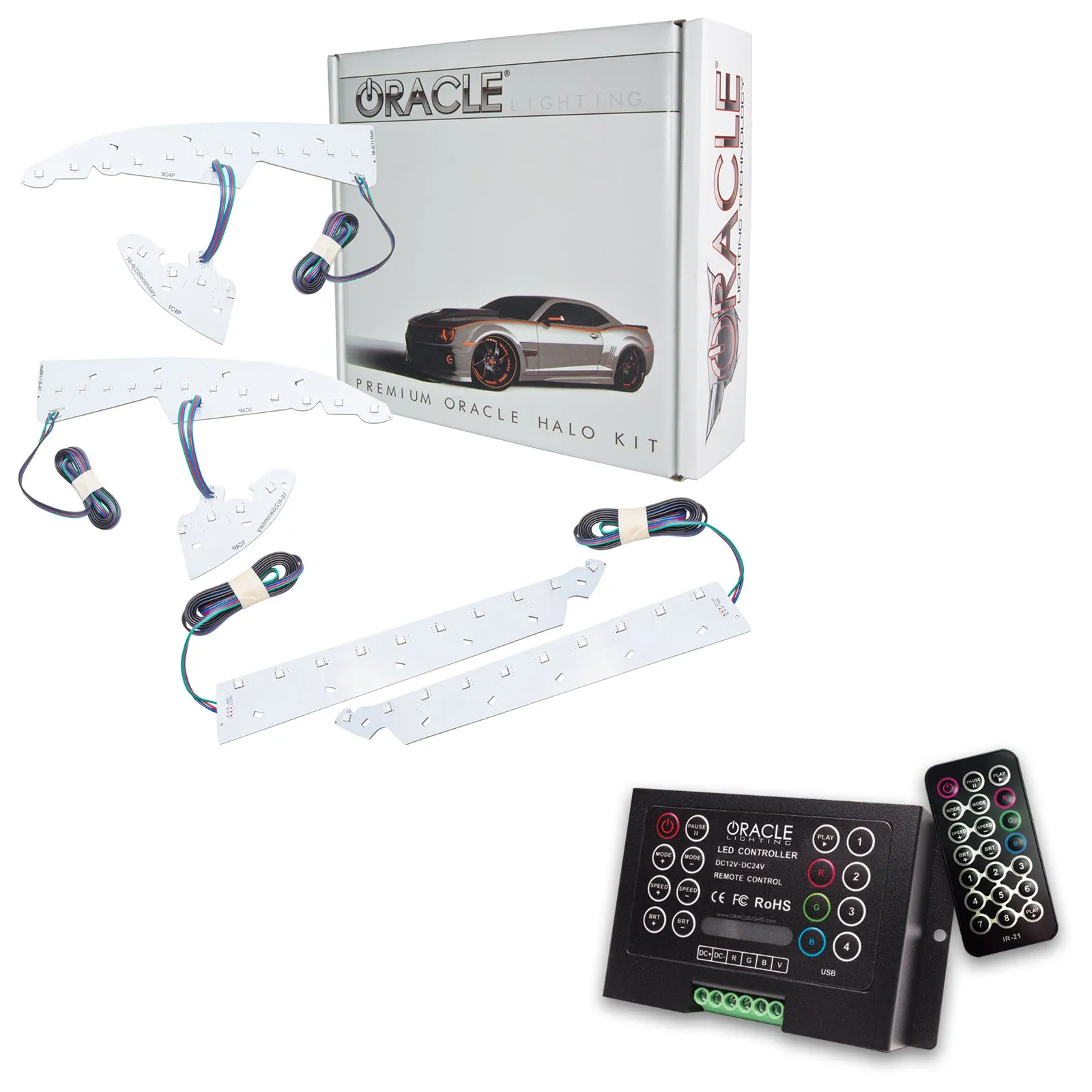 ORACLE Lighting 2014-2015 GMC Sierra ColorSHIFT Headlight DRL Upgrade Kit