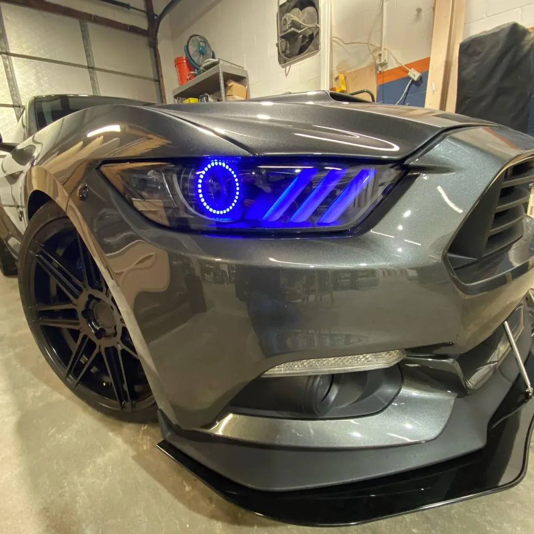 ORACLE Lighting 2015-2017 Ford Mustang V6/GT/Shelby ColorSHIFT DRL Upgrade w/Halo Kit