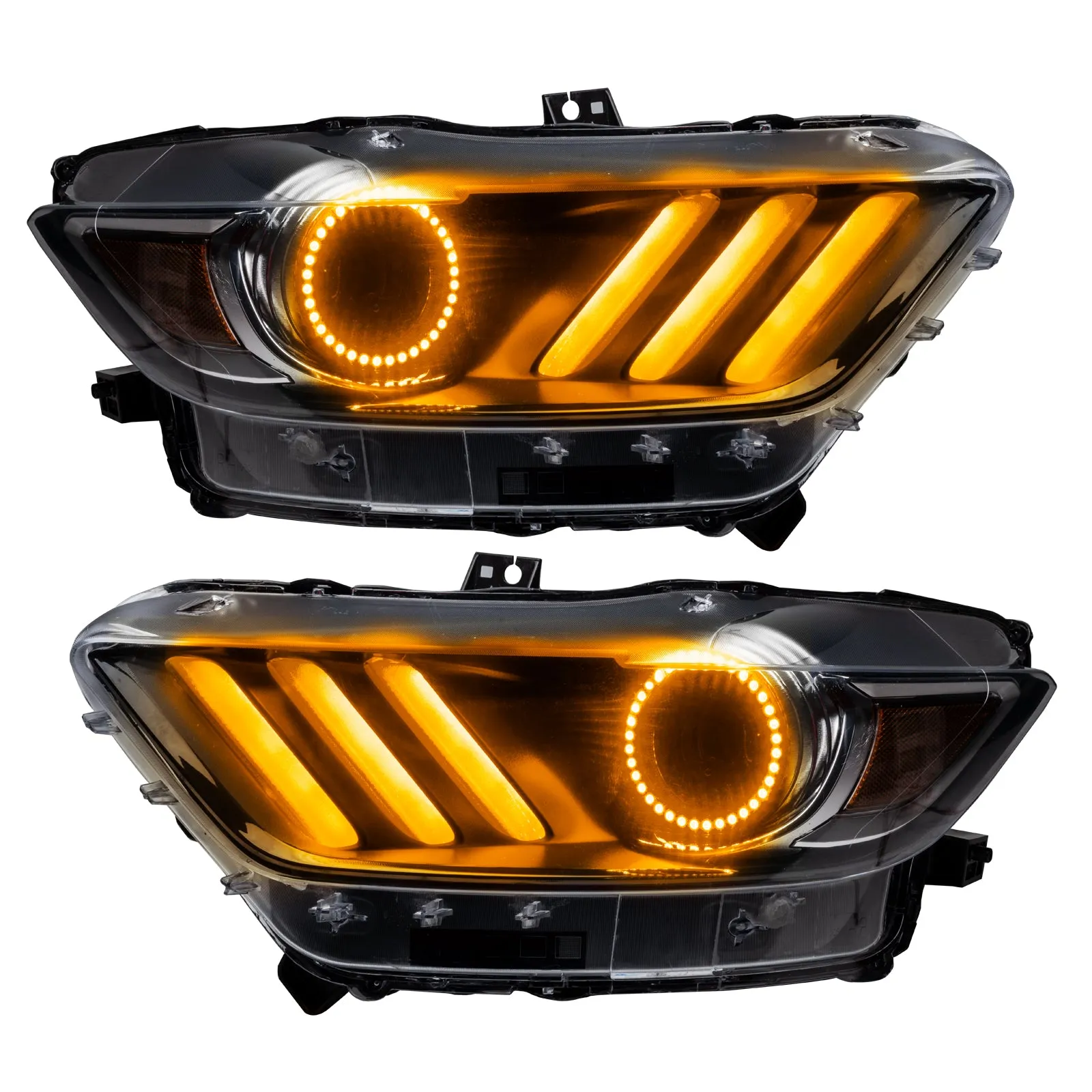 ORACLE Lighting 2015-2017 Ford Mustang V6/GT/Shelby ColorSHIFT DRL Upgrade w/Halo Kit