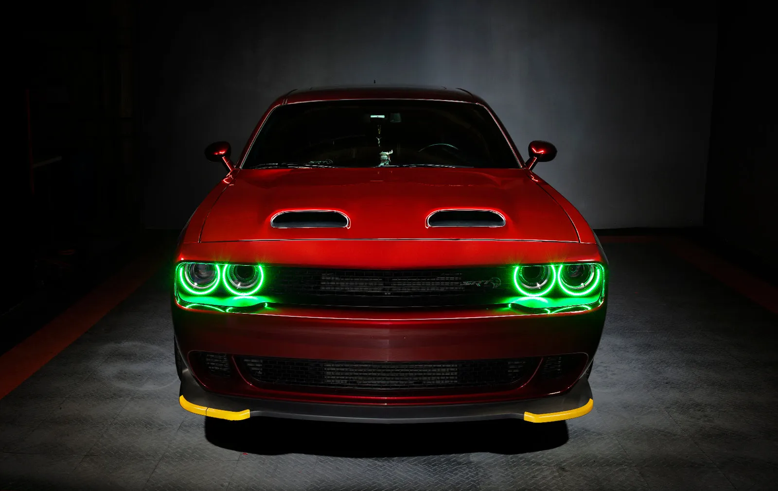 ORACLE Lighting 2015-2023 Dodge Challenger LED Surface Mount Headlight Halo Kit