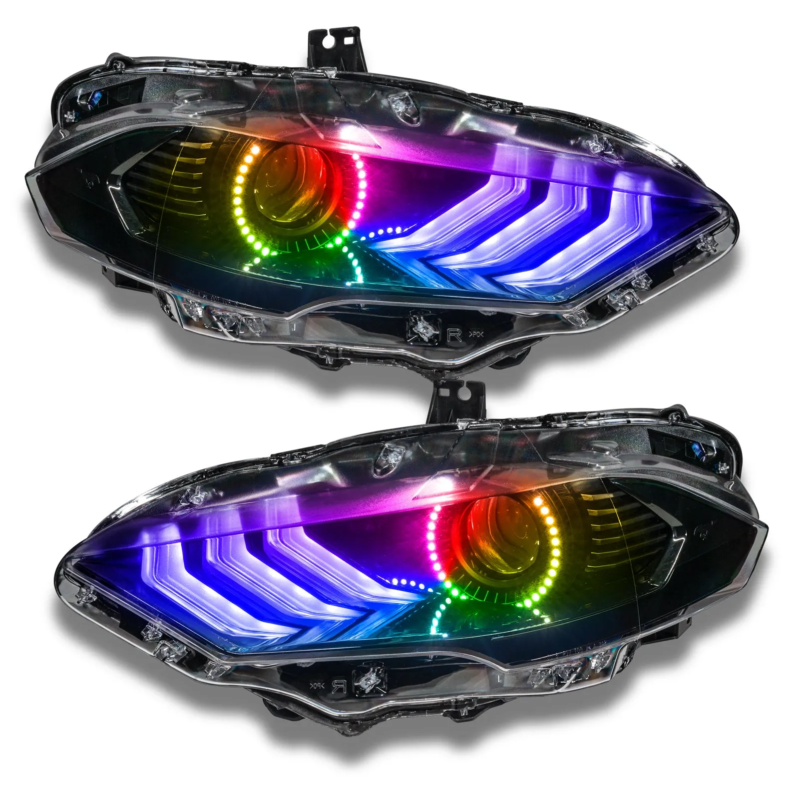 ORACLE Lighting 2018-2022 Ford Mustang ColorSHIFT DRL Upgrade w/Halo Kit