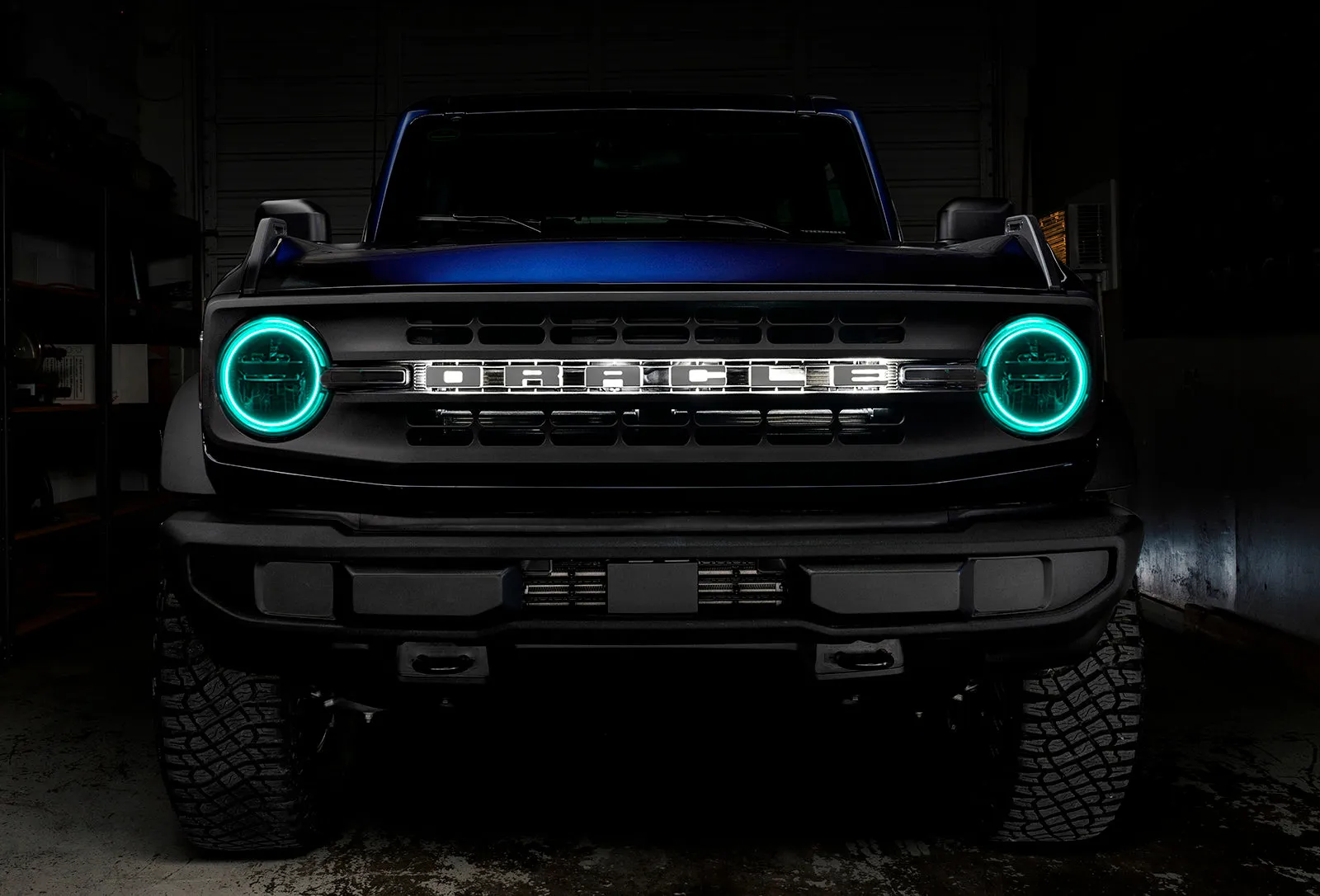 ORACLE Lighting 2021-2024 Ford Bronco LED Headlight Halo Kit - Base Headlights