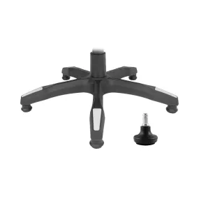 Padded Fixed Casters Replacement Kit (Set of 5)