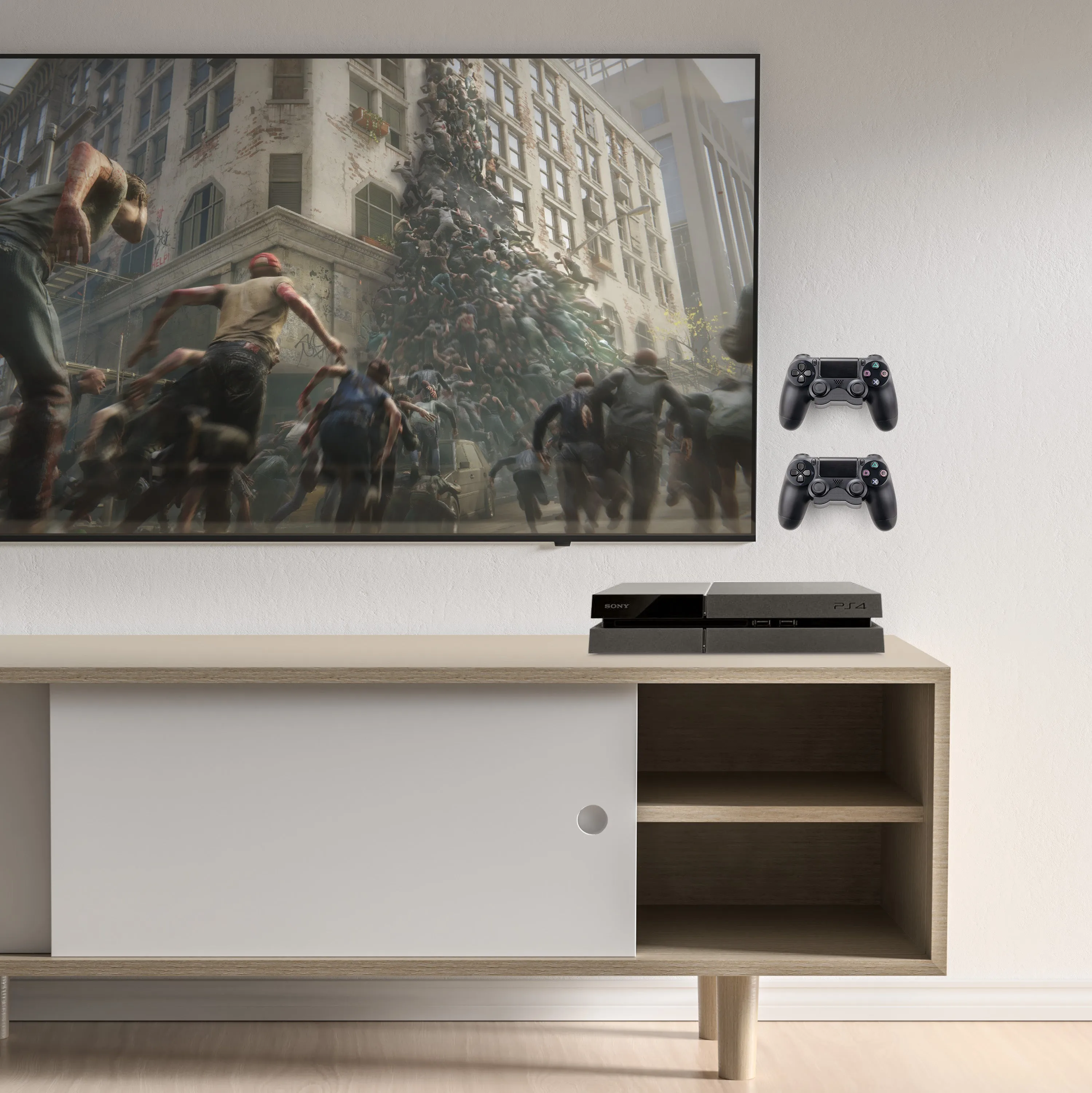 PlayStation PS4 Game Controller Wall Mount Hanger Holder - 2 Pack