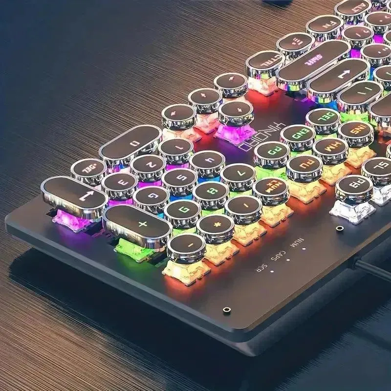Premium Mechanical LED Backlit 104 Keys Keyboard