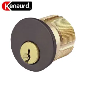 Premium Mortise Cylinder - 1-1/2" - 10B - Oil Rubbed Bronze / Black  - (SC1 / KW1)