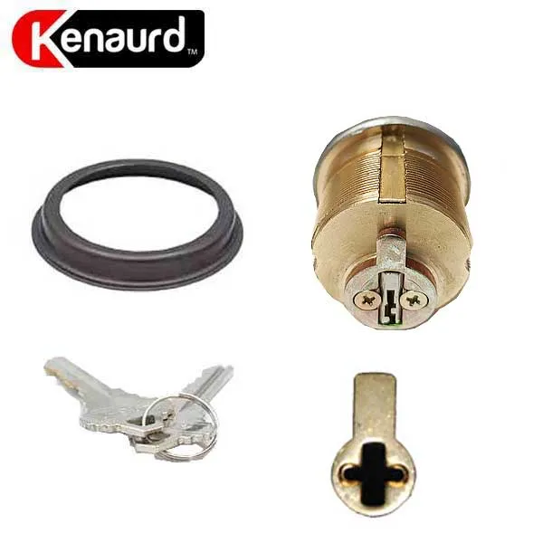 Premium Mortise Cylinder - 1" - 10B - Oil Rubbed Bronze / Black - (SC1 / KW1)