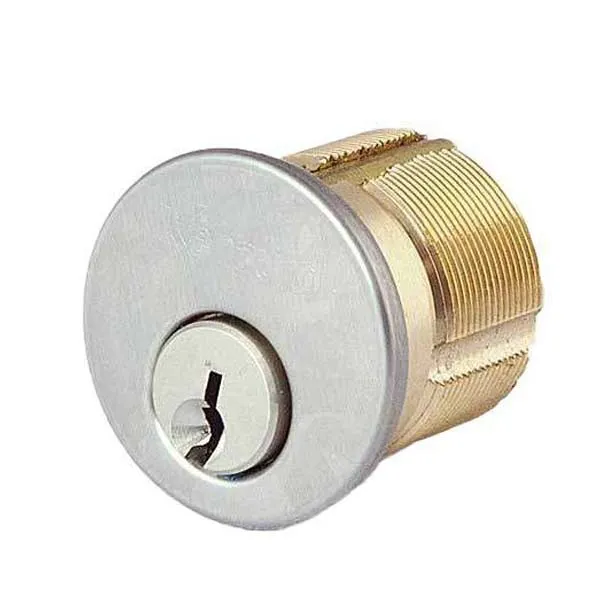 Premium Mortise Cylinder - 1" - 26D - Satin Chrome - (SC1 / KW1)