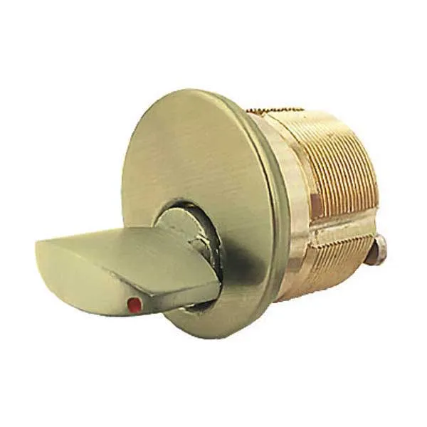Premium Thumb Turn Mortise Cylinder – 1-1/2″ – US3 – Polished Brass