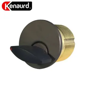 Premium Thumb-Turn Mortise Cylinder – 1-1/4"– 10B - Oil Rubbed Bronze / Black
