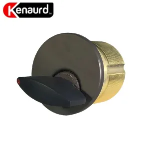 Premium Thumb-Turn Mortise Cylinder – 1-1/8″ – 10B - Oil Rubbed Bronze / Black