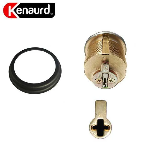 Premium Thumb-Turn Mortise Cylinder - 1" - 10B - Oil Rubbed Bronze / Black