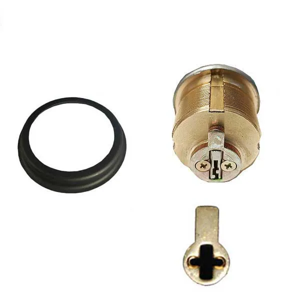 Premium Thumb-Turn Mortise Cylinder - 1" - 10B - Oil Rubbed Bronze / Black