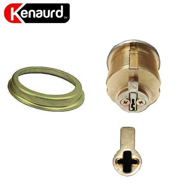 Premium Thumb-Turn Mortise Cylinder - 1" - US3 - Polished Brass