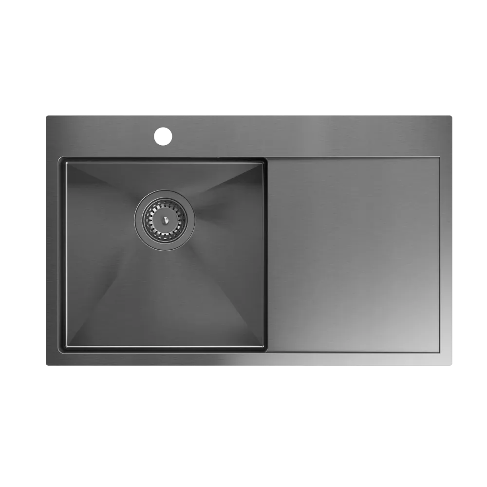 Quadron Russell 111 Graphite, PVD Nano kitchen sink