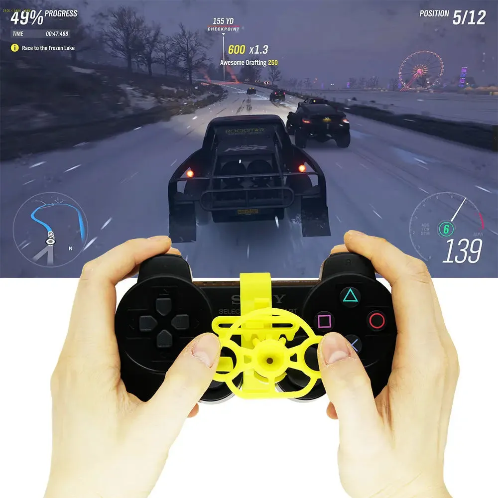 Racing game handle steering wheel