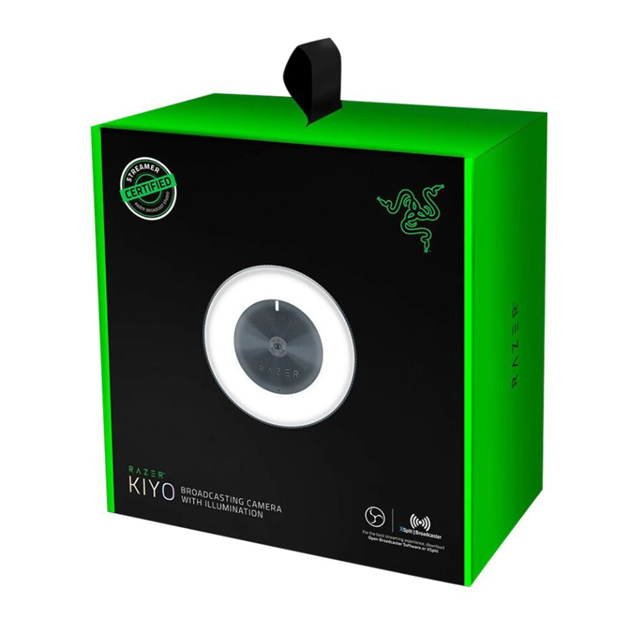 Razer RZ19-02320100-R3U1 Kiyo 4MP USB 2.0 Auto Focus Ring Light Full HD Webcam