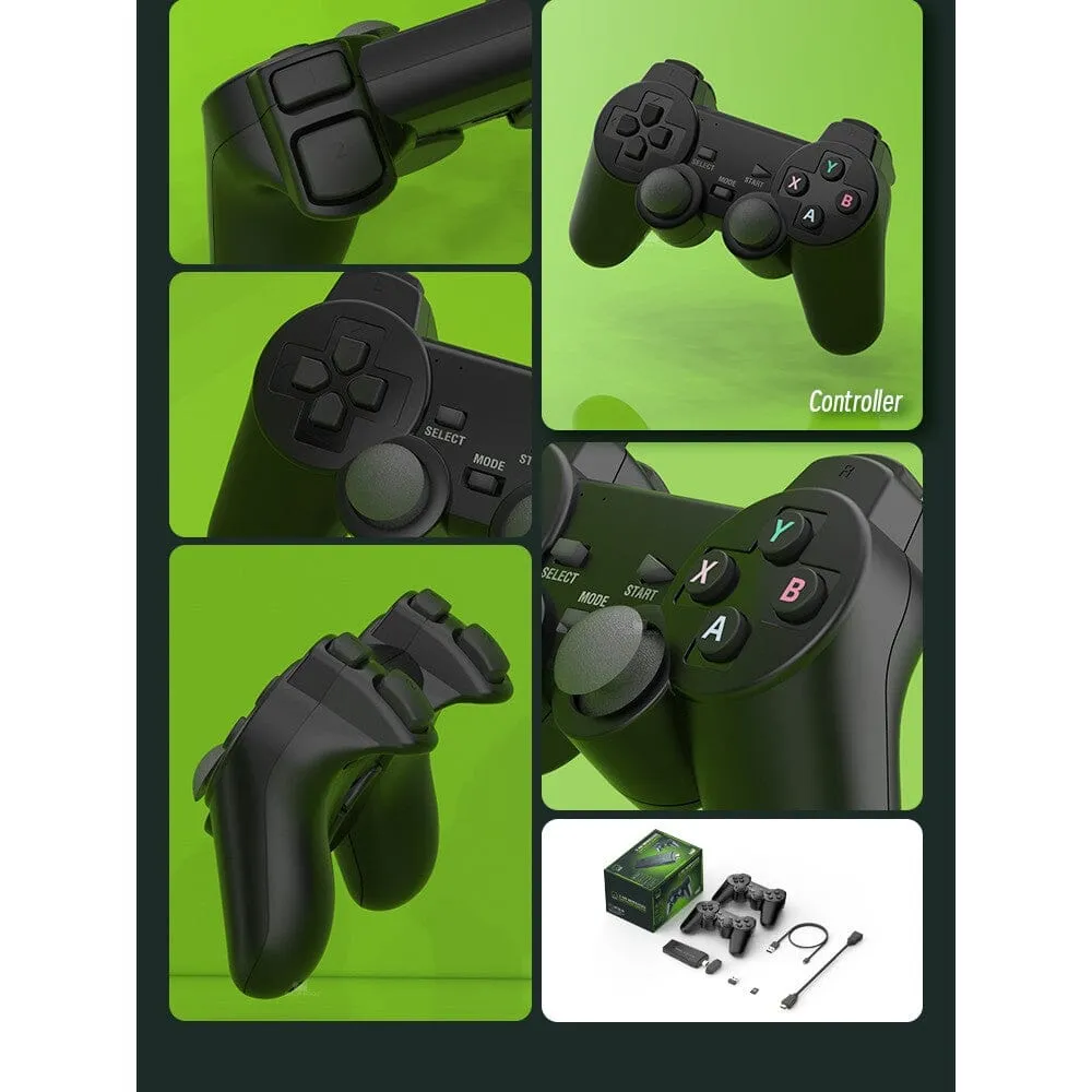 Retro Video Game Console with 10888 Games Wireless 4K 32GB Joystick Controllers