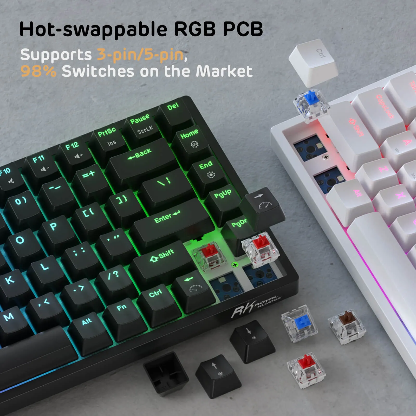 RK84 75% Wired Mechanical Keyboard
