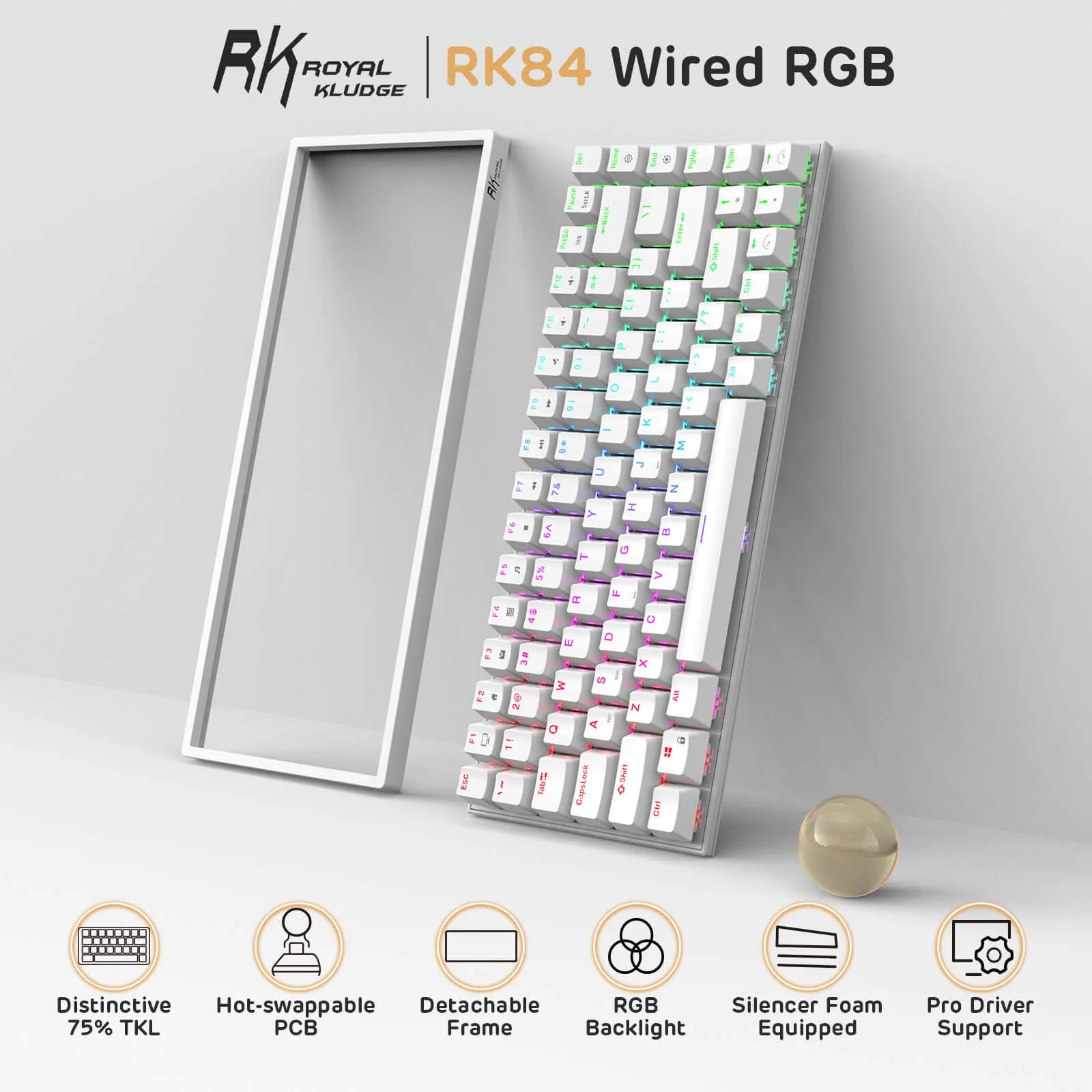 RK84 75% Wired Mechanical Keyboard