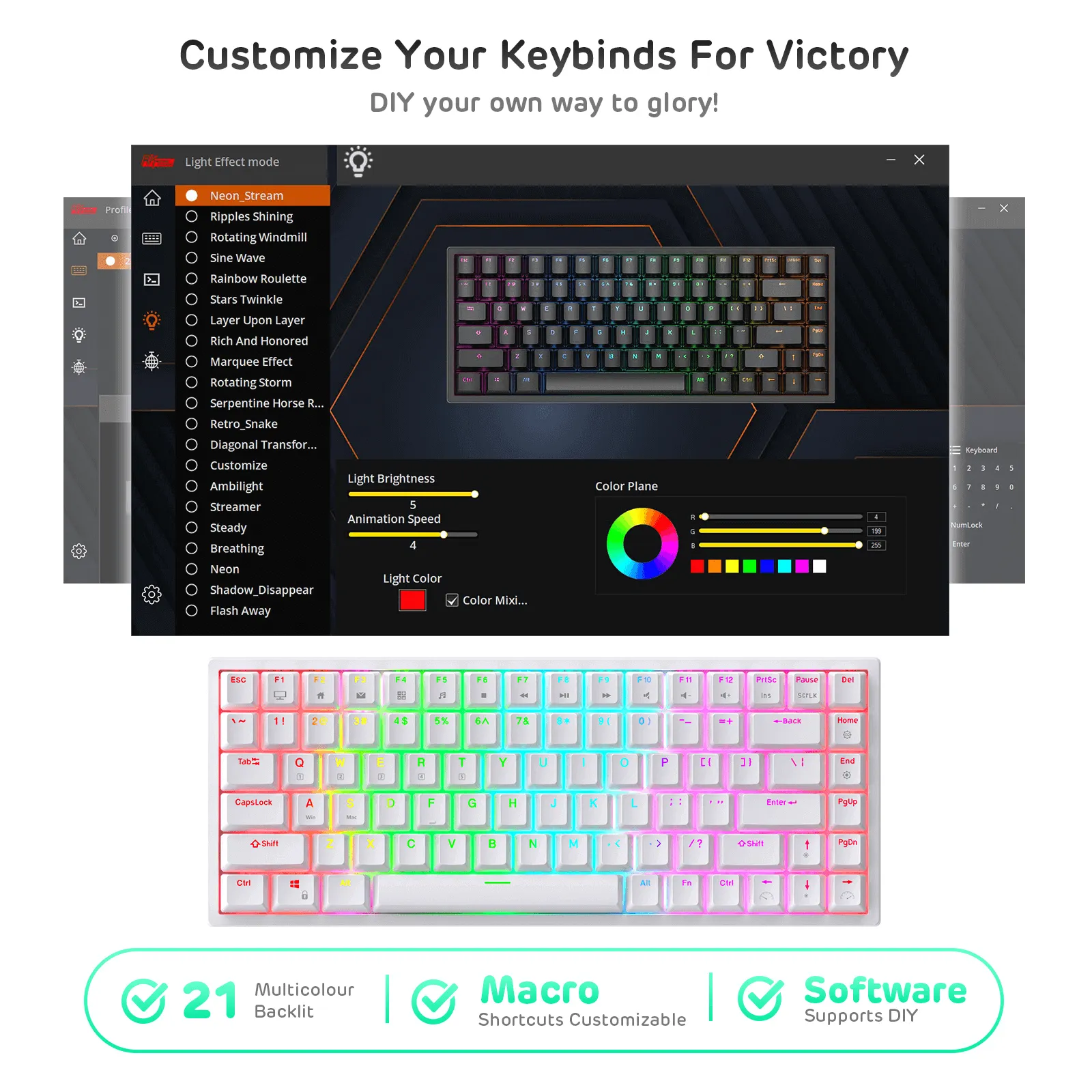 RK84 75% Wired Mechanical Keyboard