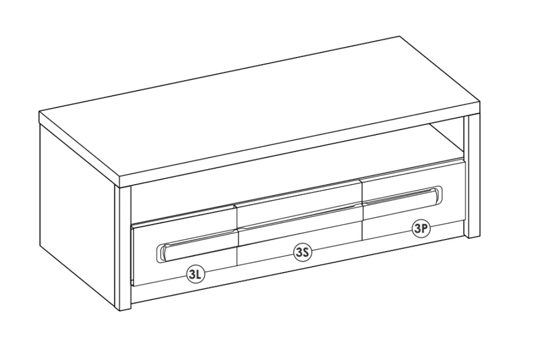 Roma ROM4 TV Cabinet 120cm