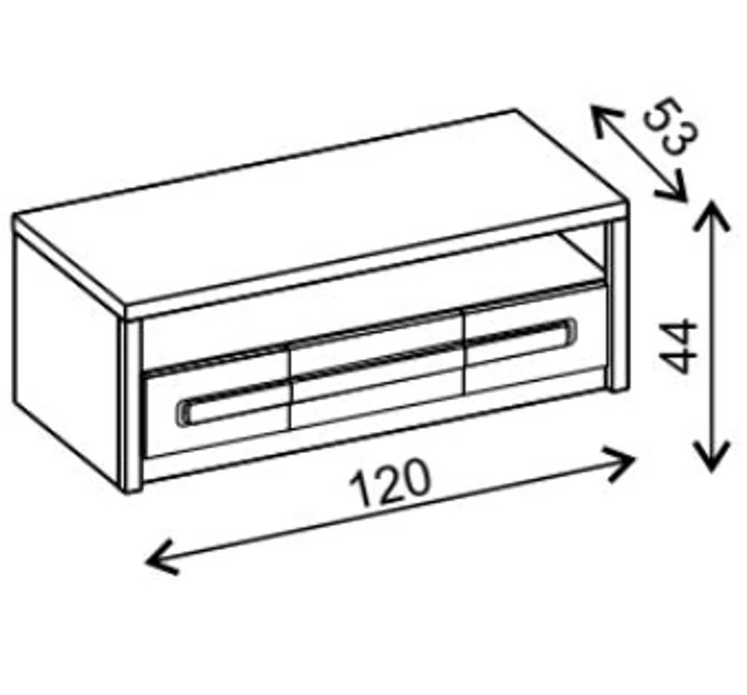 Roma ROM4 TV Cabinet 120cm