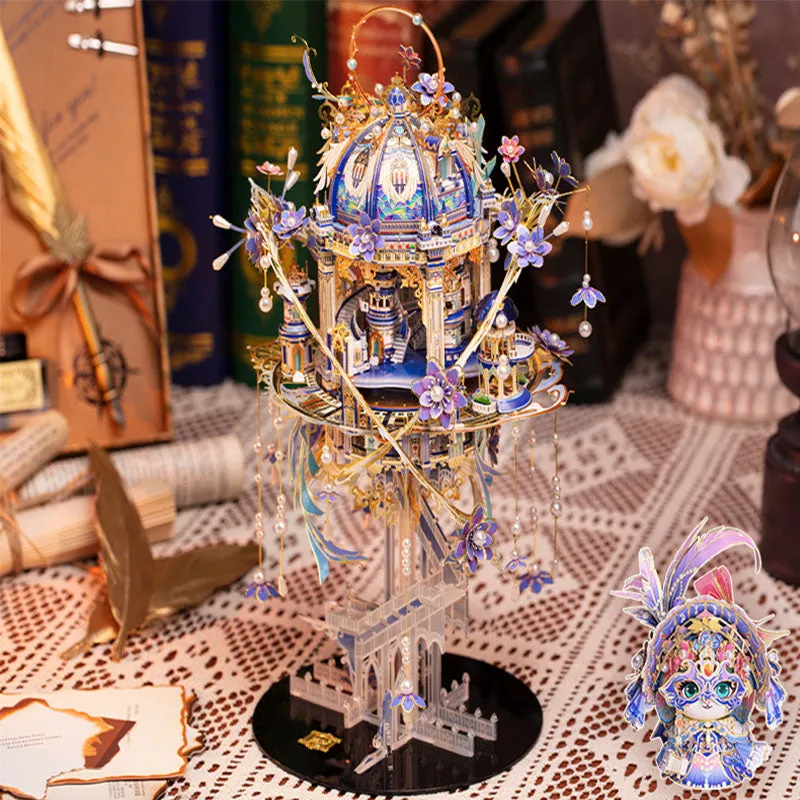 Romeo and Juliet with Lighting Musix Box Set 3D Metal Puzzle