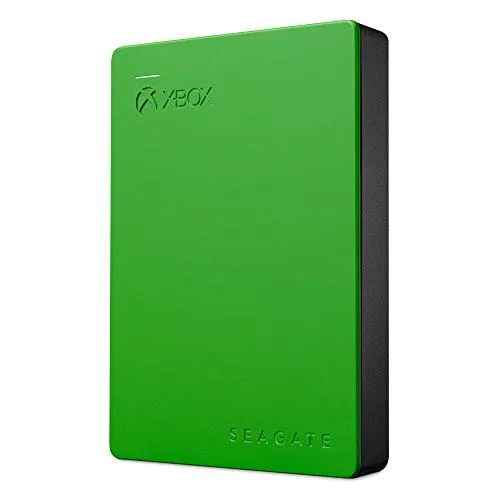 Seagate Game Drive 4TB External Hard Drive Portable HDD - Designed For Xbox One, Green - 1 year Rescue Service (STEA4000402)