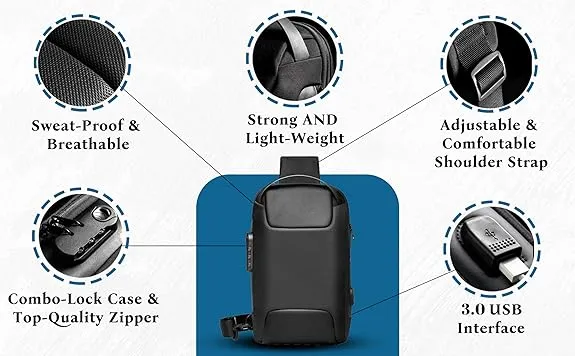 Seven Bytes Crossbody Bag