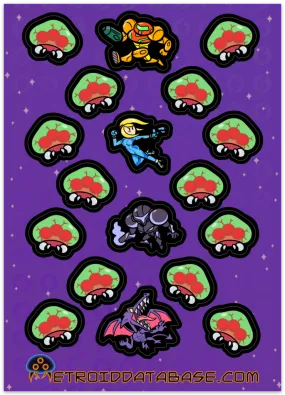 Smash Heroes 18-piece Sticker Sheet