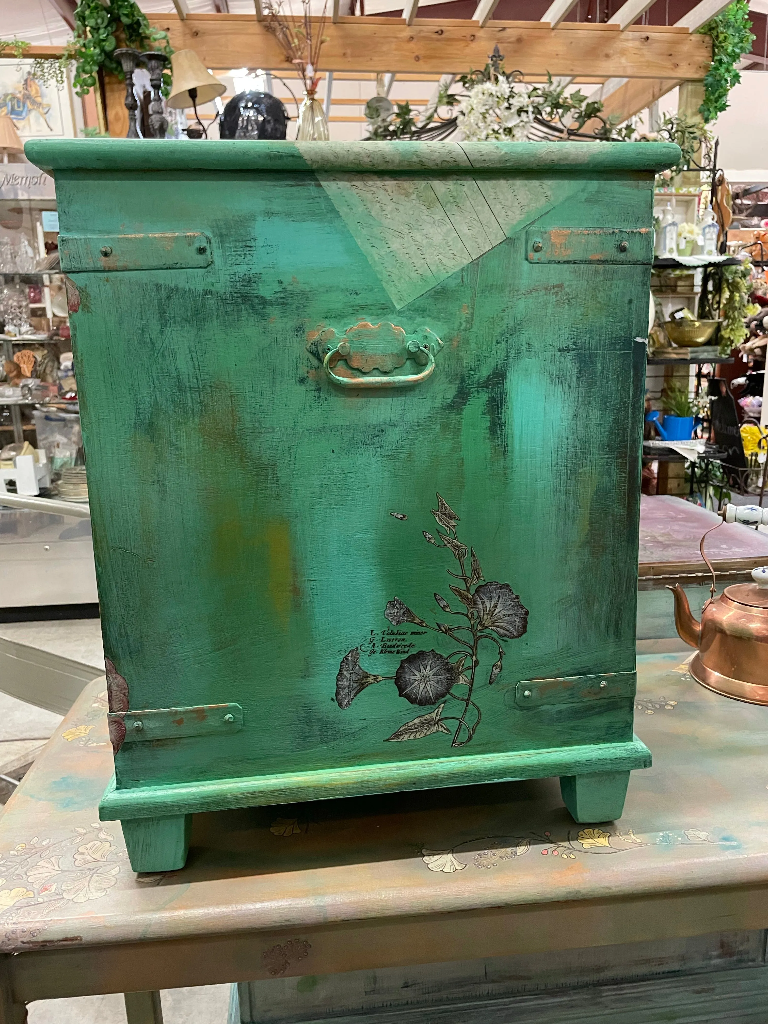 SOLD - Romantic chest/end table