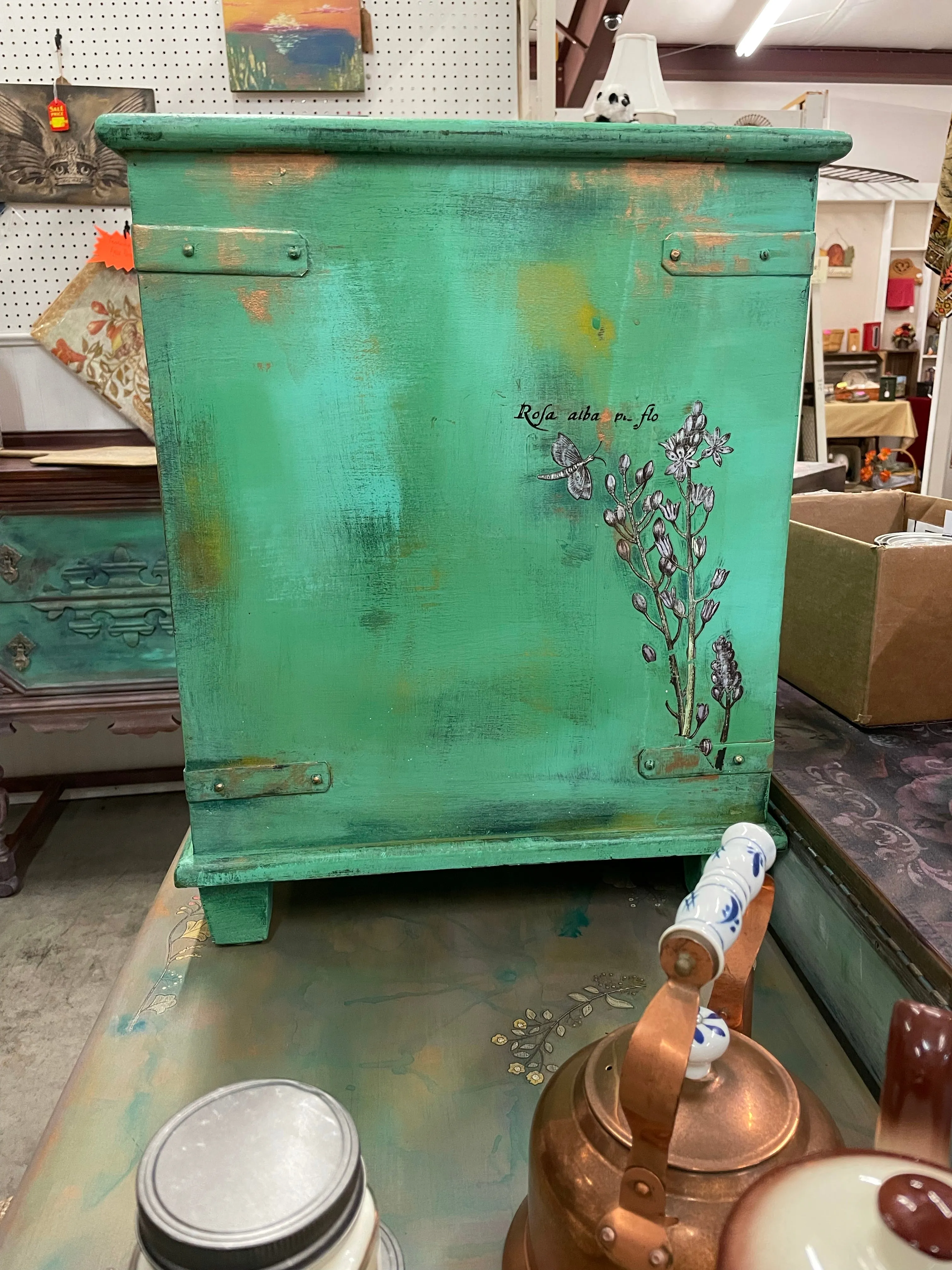SOLD - Romantic chest/end table
